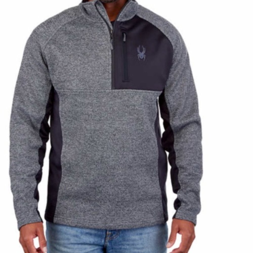 Spyder Brand Mens Half Zip Jacket